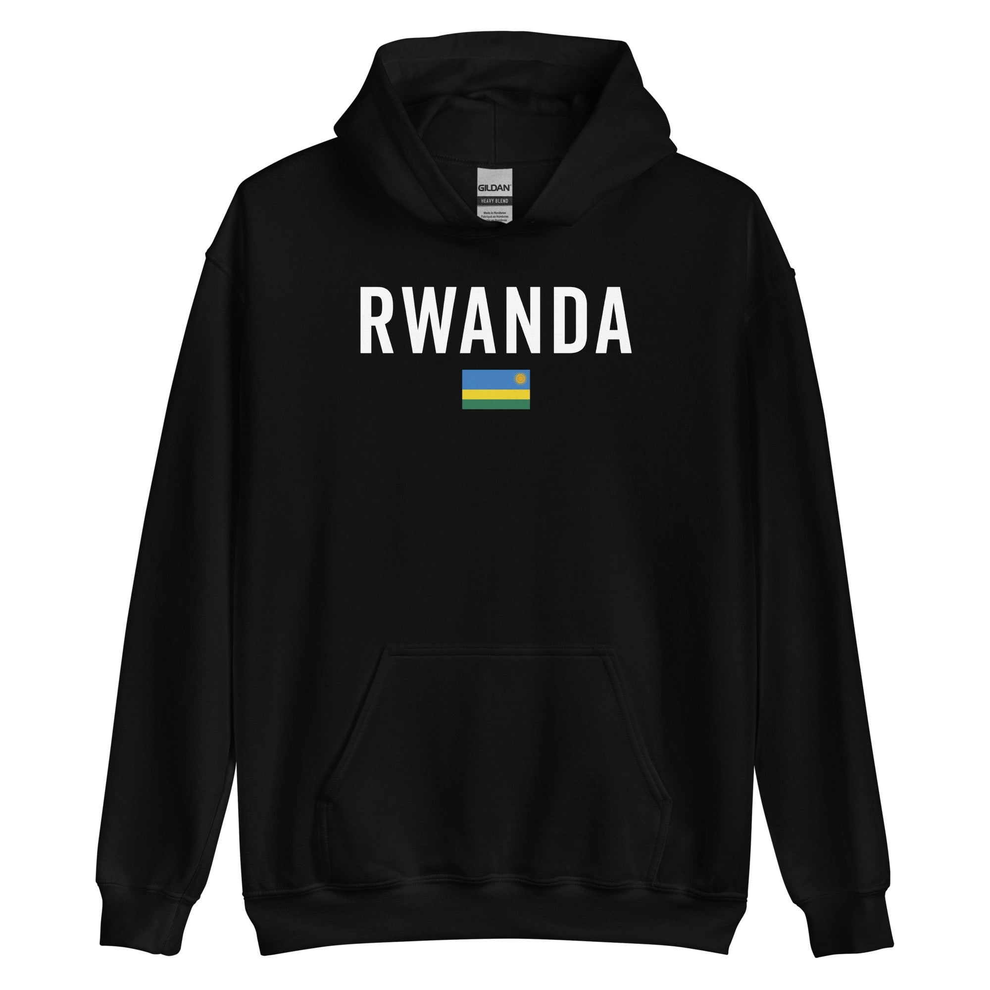 Rwanda Flag Hoodie