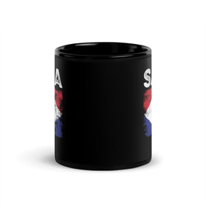 Saba Flag Distressed - Saban Flag Mug