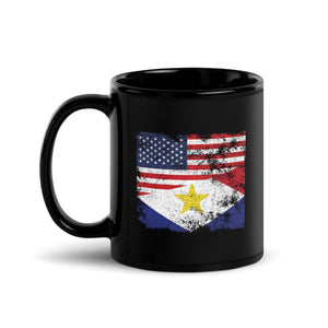 Saba USA Flag Mug