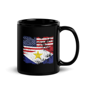 Saba USA Flag Mug