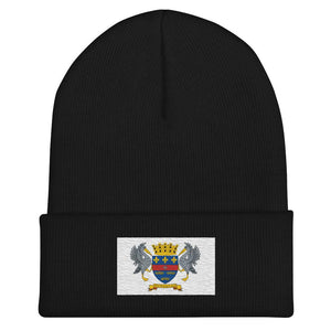 Saint Barthelemy Flag Beanie - Embroidered Winter Hat