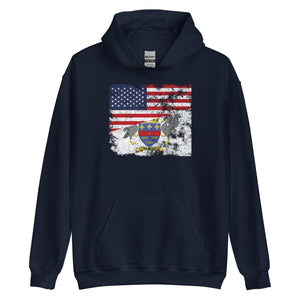 Saint Barthelemy USA Flag Hoodie