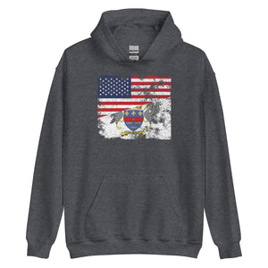 Saint Barthelemy USA Flag Hoodie