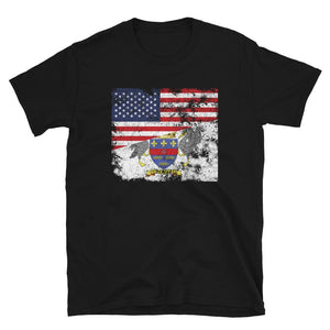 Saint Barthelemy USA Flag T-Shirt