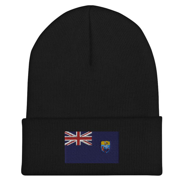 Saint Helena Flag Beanie - Embroidered Winter Hat