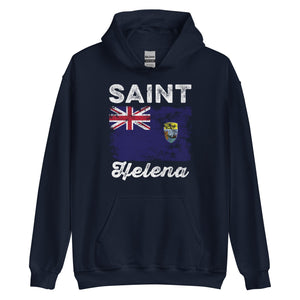 Saint Helena Flag Distressed Hoodie