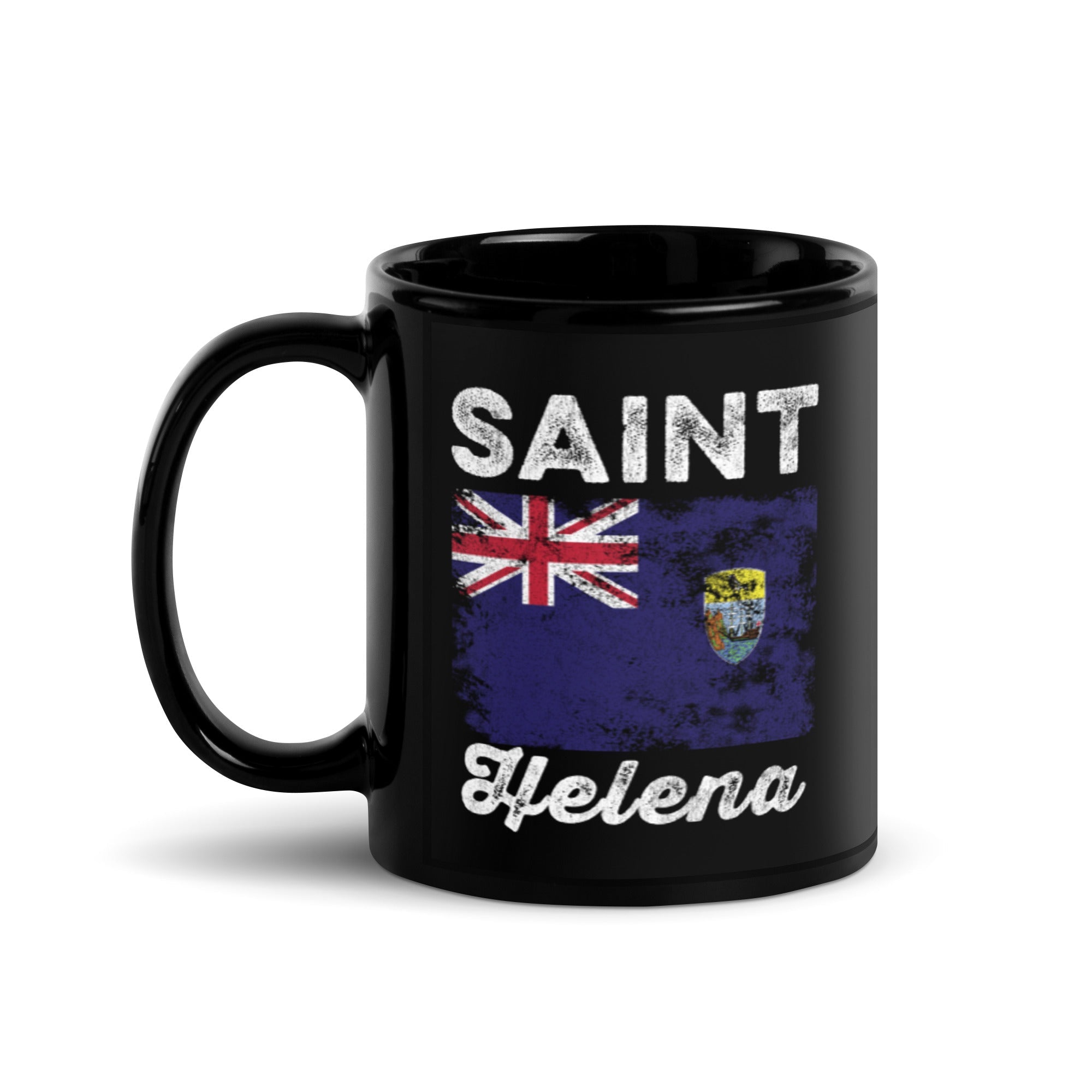 Saint Helena Flag Distressed Mug