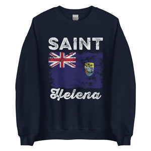 Saint Helena Flag Distressed Sweatshirt