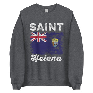 Saint Helena Flag Distressed Sweatshirt