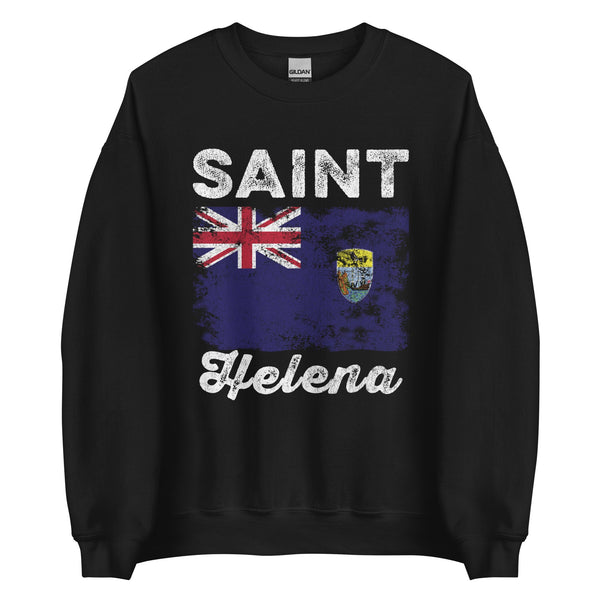 Saint Helena Flag Distressed Sweatshirt