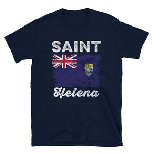 Saint Helena Flag Distressed T-Shirt