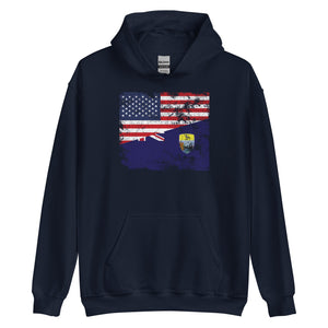 Saint Helena USA Flag Hoodie