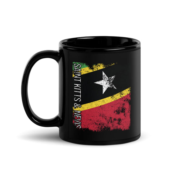 Saint Kitts And Nevis Flag - Distressed Flag Mug