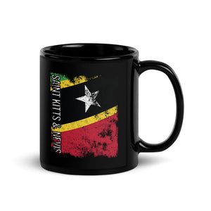 Saint Kitts And Nevis Flag - Distressed Flag Mug