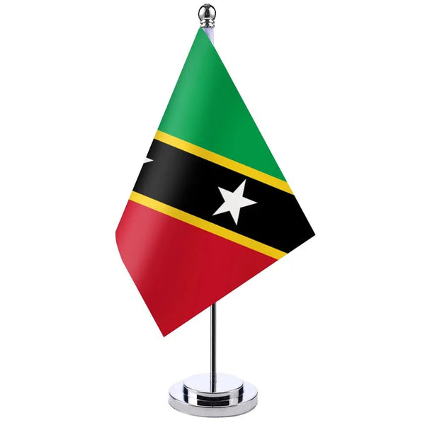 Saint Kitts and Nevis Desk Flag - Small Office Table Flag