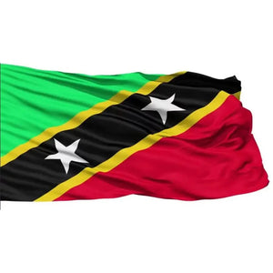 Saint Kitts and Nevis Flag - 90x150cm(3x5ft) - 60x90cm(2x3ft)