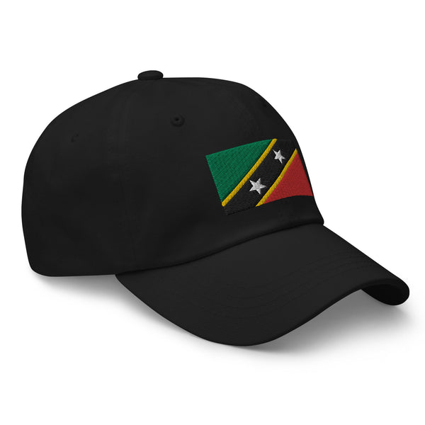 Saint Kitts and Nevis Flag Cap - Adjustable Embroidered Dad Hat