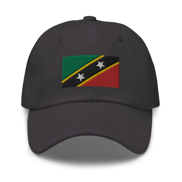 Saint Kitts and Nevis Flag Cap - Adjustable Embroidered Dad Hat