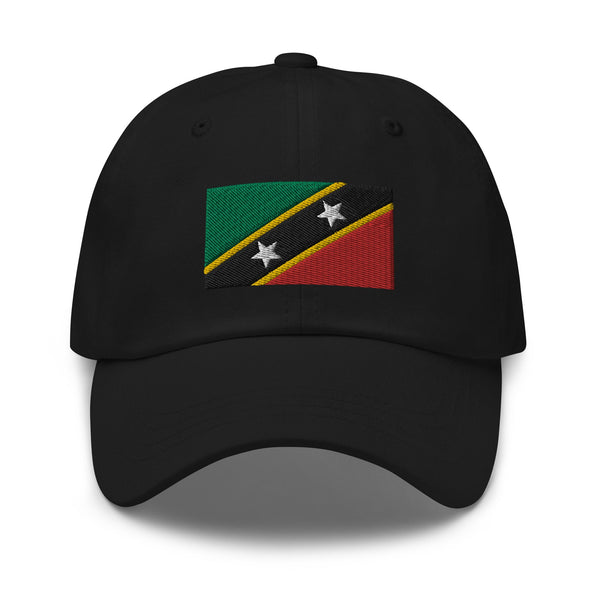 Saint Kitts and Nevis Flag Cap - Adjustable Embroidered Dad Hat
