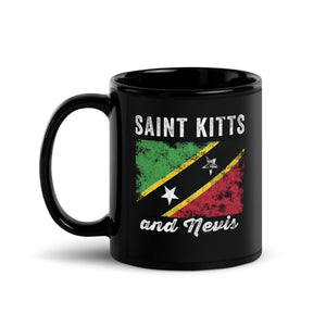 Saint Kitts and Nevis Flag Distressed Mug