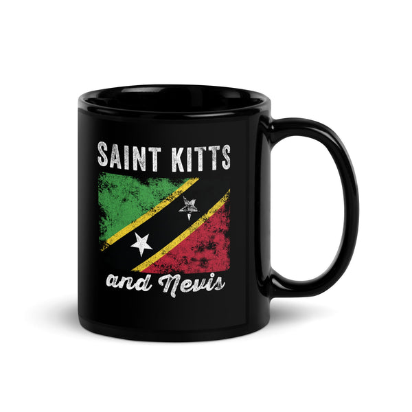 Saint Kitts and Nevis Flag Distressed Mug