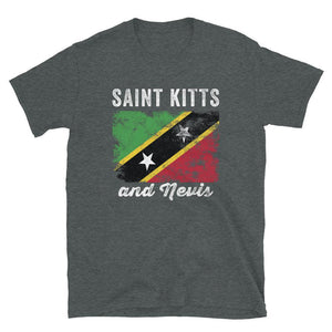 Saint Kitts and Nevis Flag Distressed T-Shirt