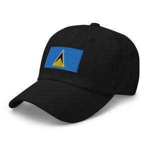 Saint Lucia Flag Cap - Adjustable Embroidered Dad Hat