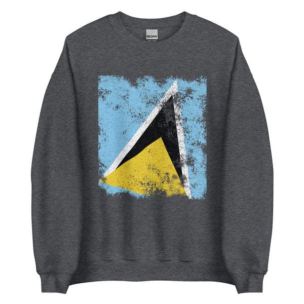 Saint Lucia Flag Sweatshirt