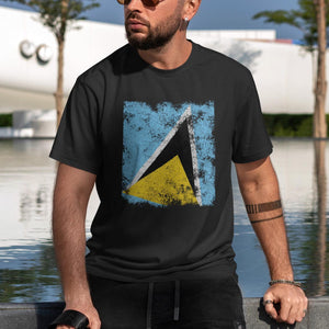 Saint Lucia Flag T-Shirt