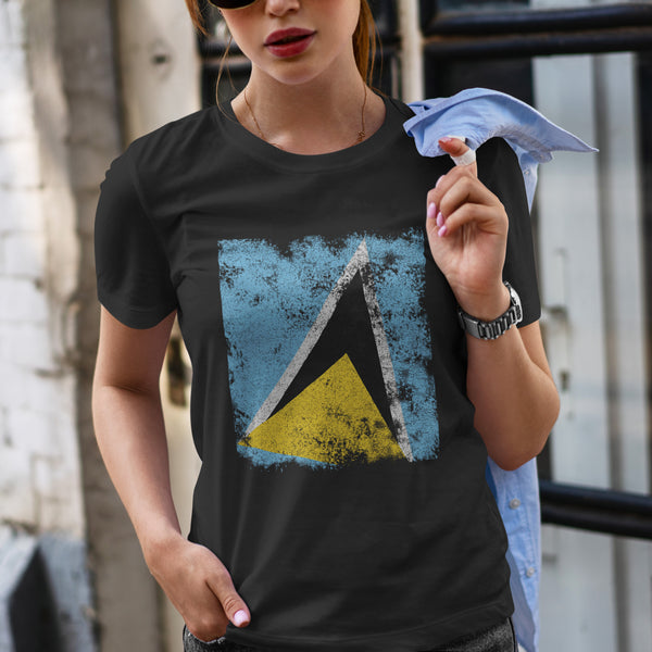 Saint Lucia Flag T-Shirt