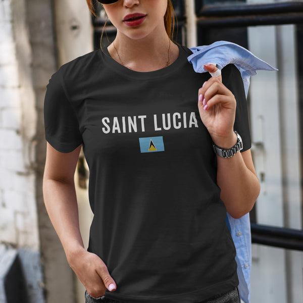 Saint Lucia Flag T-Shirt