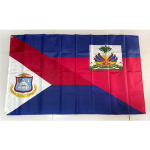 Saint-Martin Haiti Flag - 90x150cm(3x5ft) - 60x90cm(2x3ft)