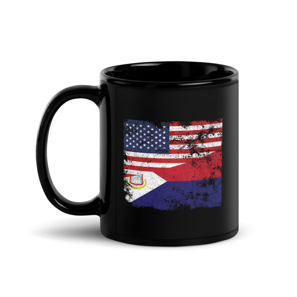 Saint Martin USA Flag Mug