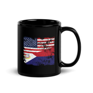 Saint Martin USA Flag Mug