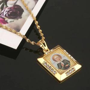 Saint Matrona of Moscow Pendant Necklace