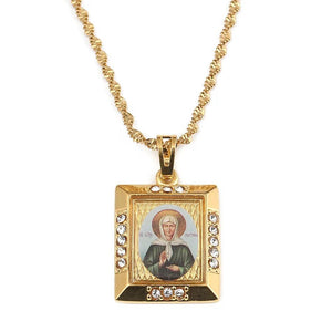 Saint Matrona of Moscow Pendant Necklace