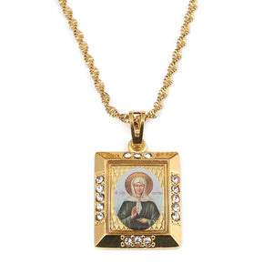 Saint Matrona of Moscow Pendant Necklace