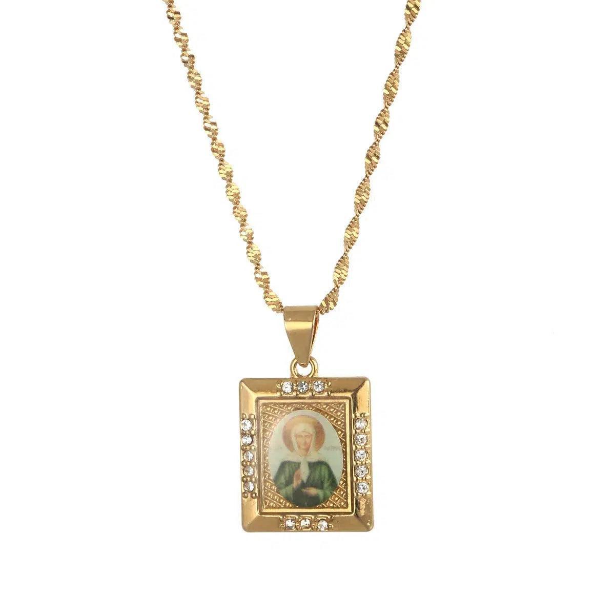 Saint Matrona of Moscow Pendant Necklace