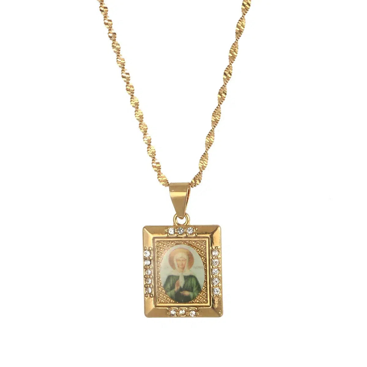 Saint Matrona of Moscow Pendant Necklace