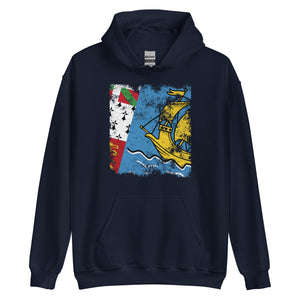 Saint Pierre and Miquelon Flag Hoodie