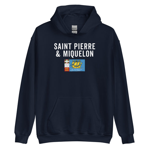 Saint Pierre and Miquelon Flag Hoodie