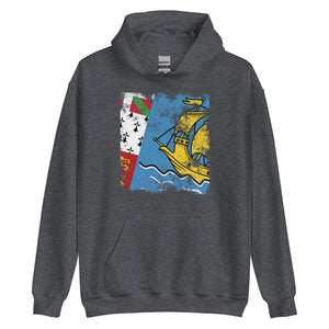 Saint Pierre and Miquelon Flag Hoodie