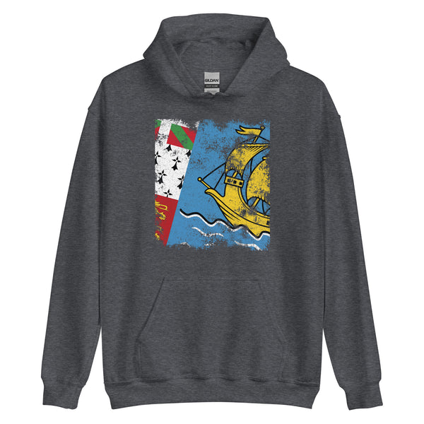 Saint Pierre and Miquelon Flag Hoodie