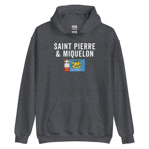 Saint Pierre and Miquelon Flag Hoodie