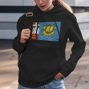 Saint Pierre and Miquelon Flag Hoodie