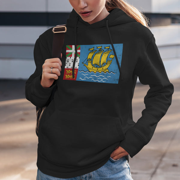 Saint Pierre and Miquelon Flag Hoodie