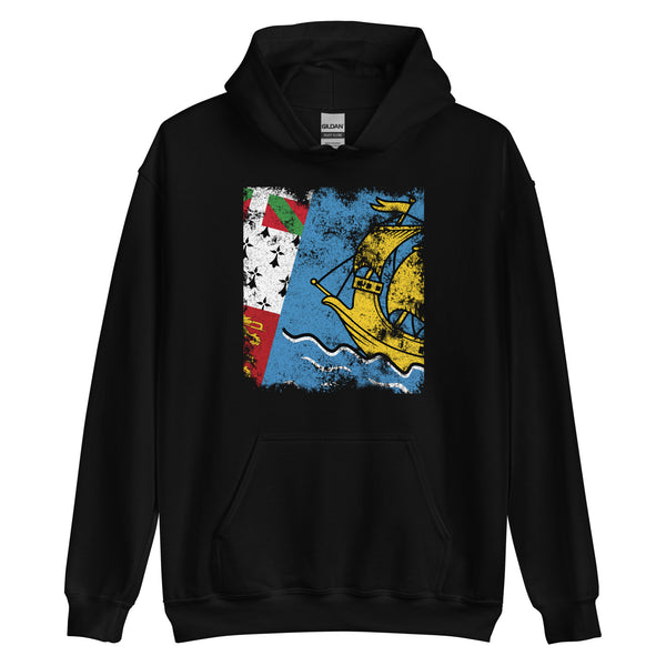 Saint Pierre and Miquelon Flag Hoodie