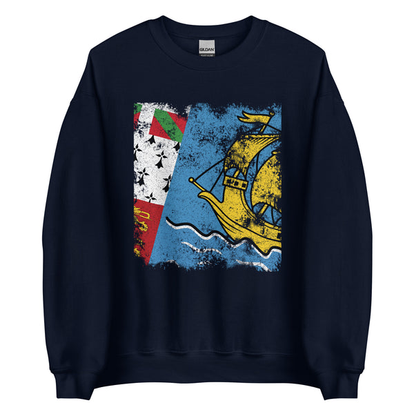 Saint Pierre and Miquelon Flag Sweatshirt