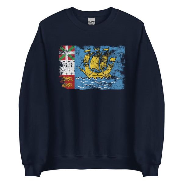 Saint Pierre and Miquelon Flag Sweatshirt