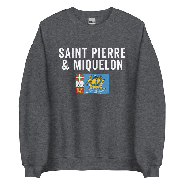 Saint Pierre and Miquelon Flag Sweatshirt